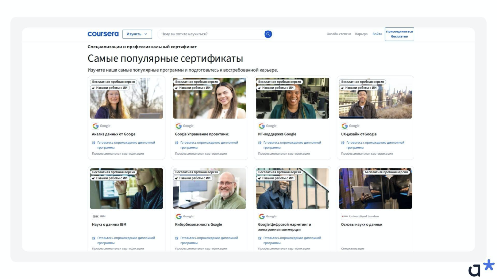 Coursera — пример глобальной MOOC-платформы / Adm